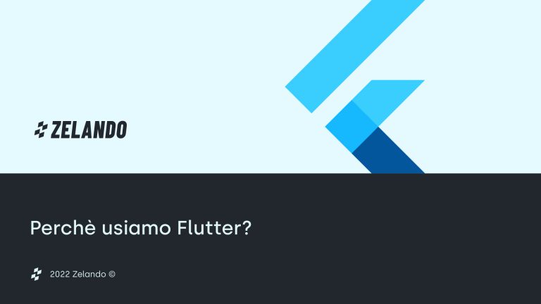 Perchè usiamo Flutter?